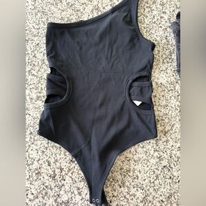 Abercrombie & Fitch Black Ribbed Top